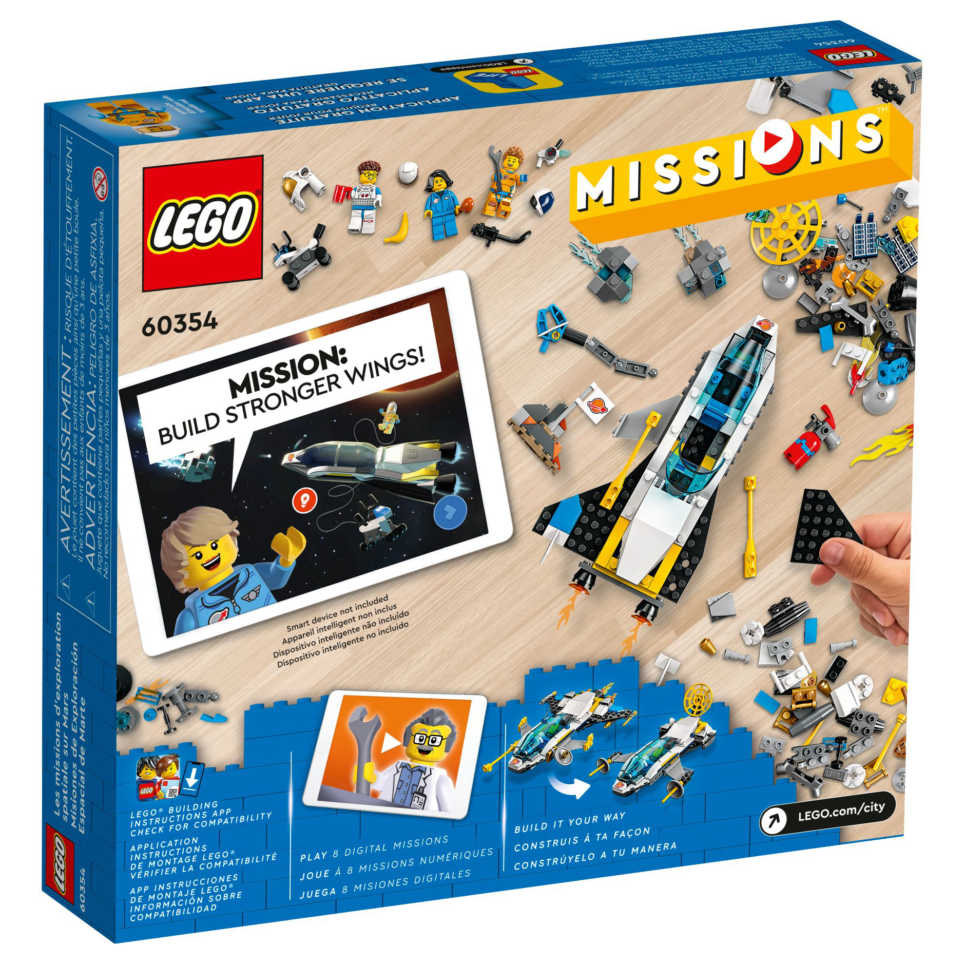 - - Erkundungsmissionen Lego 60354 - Brick It Weltraum im City